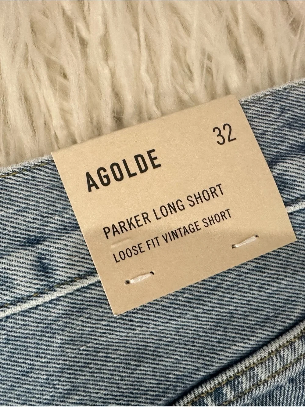 25. Agolde nwt Jean shorts sz 32 Parker long $148ret